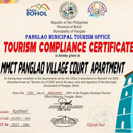 Panglao Village Court Studios Exterior foto